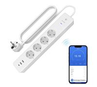 WIBY Multipresa Ciabatta WIFI Intelligente SMART Timer Alexa Google IOS Android