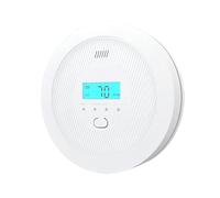 Wiby Rilevatore di Monossido di Carbonio CO a Batteria con 2 Stilo AA Incluse, Sensore Elettrochimico, Display LCD, 85 dB, EN 50291 - per Ambiente con Poco Ricircolo di Aria, 1 unità