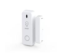 Wiby Sensore Porta Finestra Senza Fili ZX-D10 | Compatibile con WIBY Sistema di Allarme Casa Wi-Fi ZX-G30 e PW-150 | App Smart Life/Tuya | Notifiche Apertura/Chiusura | Installazione Adesiva 3M