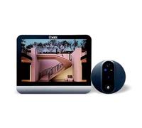 Wiby Spioncino Digitale 4.3" con Campanello 1080P Wi-Fi 2,4GHz, Rilevamento PIR, Audio Bidirezionale, Visione Notturna, Compatibile con Alexa e Google Home, microSD fino a 128 GB, Batteria 5000mAh