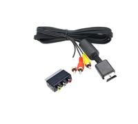 WICAREYO 1.8M / 6ft AV Cavo TV RCA Cavo Composito con 3RCA a Scart Adattatore Convertitore per PS2 PS3