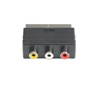 WICAREYO 3RCA femmina a RGB SCART Plug maschio convertitore per PS4 TV DVD VCR