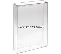 WICAREYO Custodia Clear Box da 10 pz per SNES N64 scatola cartuccia