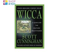 Wicca a Guide Per the Solitario Medicina Libro Scott Cunningham llewellyn Nuovo