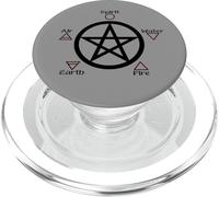 Wicca Pentagramma Spirito sulla Materia Goth Streghe PopSockets PopGrip per MagSafe