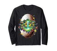 Wicca Wiccan Buona Pasqua Eostre Ostara Beata Ostara Maglia a Manica