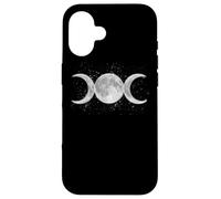 Wiccan Triple Moon Goddess Feminist Pagan Witch Halloween Custodia per iPhone 16