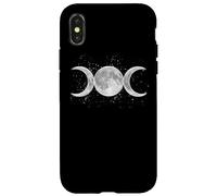 Wiccan Triple Moon Goddess Feminist Pagan Witch Halloween Custodia per iPhone X/XS