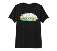 Wichita Kansas - Contea di Sedgwick - KS Maglietta Premium