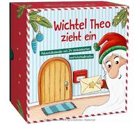 Wichtel Theo zieht ein: Adventskalender mit 24 Vorlesekarten und Wichtelbriefen