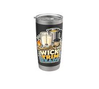 Wick Trim Ready Candele Bicchiere termico in acciaio inox doppia parete