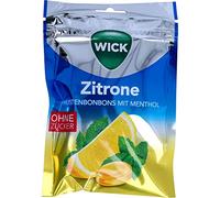 WICK Zitrone & natürliches Menthol oZ Beutel, 72 g Caramelle