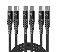 Wicked Chili 3X USB C a USB-C Fast Charge Nylon Cable (3A/20V/60W) Cavo