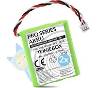 Wicked Chili Pro Series - 2x Batteria di ricambio per Toniebox, 50AA5S Pro
