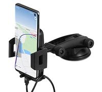 Wicked Chili Porta Cellulare Porta Cellulare da Auto Compatibile con Samsung Galaxy S20 Ultra, S10, A51, A51, A71 Porta Auto Porta Smartphone Porta cruscotto e Parabrezza 2 in 1 Porta Ventosa