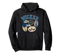 Wicked Collegiate Varsity Collage Felpa con Cappuccio