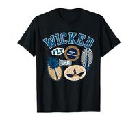 Wicked Collegiate Varsity Collage Maglietta