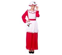 Wicked Costume Da Babbo Natale Donna Completo Mrs Santa Claus Plus