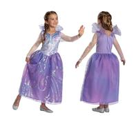 Wicked Glinda For Good Deluxe Dress Up for Girls by Disguise - Costume con licenza ufficiale con l'iconico abito di Glinda, perfetto per eventi a tema e Halloween