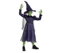 DISGUISE 167029K-EU - Costume da Elphaba Deluxe (Eu), unisex, per bambini, multicolore