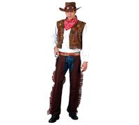 Wicked Costumes Costume da cowboy occidentale, da uomo, taglia M