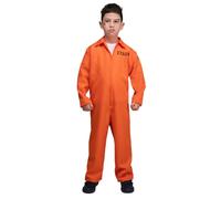 Wicked Costumes Wicked Costumes - Costume da detenuto per bambini, 11-13 anni, colore: Arancione
