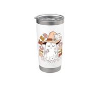 Wicked Cute Witchy Ghost Halloween Costume Theme Bicchiere termico in acciaio inox doppia parete