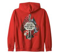 Wicked Don’t Hide Your Magic Floral Broom Felpa con Cappuccio
