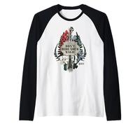 Wicked Don’t Hide Your Magic Floral Broom Maglia con Maniche Raglan