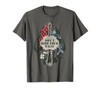Wicked Don’t Hide Your Magic Floral Broom Maglietta