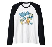 Wicked Elphaba And Glinda Varsity Maglia con Maniche Raglan