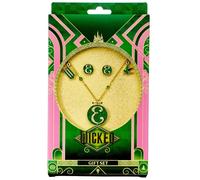 Wicked - Elphaba Necklace and Stud Earrings Gift Set NUOVO