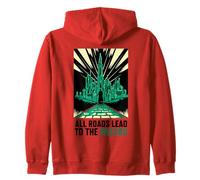 Wicked: For Good All Roads Lead to the Wizard Felpa con Cappuccio