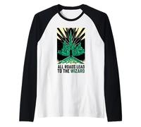 Wicked: For Good All Roads Lead to the Wizard Maglia con Maniche Raglan