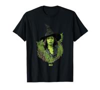 Wicked: For Good Elphaba Bold Portrait & Greenery Maglietta