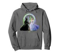 Wicked: for Good Glinda And Elphaba Friends Forever Changed Felpa con Cappuccio, Unisex per Adulti, Asfalto, S
