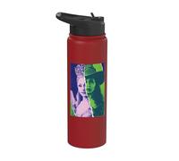 Wicked: For Good Glinda and Elphaba Split Portrait Stainless Steel Insulated Water Bottle