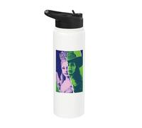 Wicked: For Good Glinda and Elphaba Split Portrait Stainless Steel Insulated Water Bottle