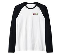 Wicked: for Good Glinda Bubble Poster Front & Back Maglia con Maniche Raglan
