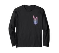 Wicked: For Good Glinda Elegant Logo Front And Back Maglia a Manica