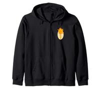 Wicked: For Good Glinda Gold Silhouette Front And Back Felpa con Cappuccio