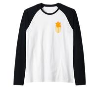 Wicked: For Good Glinda Gold Silhouette Front And Back Maglia con Maniche Raglan
