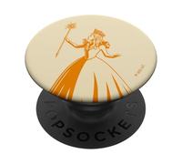 Wicked: For Good Glinda Gold Silhouette Front And Back PopSockets PopGrip Adesivo