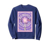 Wicked: for Good Glinda’s Magic Spark Felpa, Unisex per Adulti, Navy, L