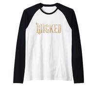 Wicked: For Good Gold Glam Logo Maglia con Maniche Raglan