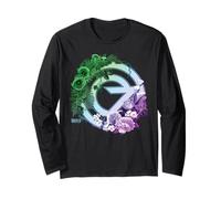 Wicked: For Good Oz Logo Floral and Vine Maglia a Manica