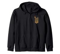 Wicked: For Good Ozian Gold Logo Front And Back Felpa con Cappuccio