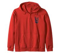 Wicked: For Good Ozian Pattern Logo Front And Back Felpa con Cappuccio