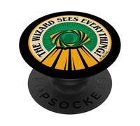 Wicked: For Good The Wizard See’s Everything Front & Back PopSockets PopGrip Adesivo