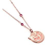 WICKED Collana Logo Glinda Oro Rosa, Misura unica, Lega di zinco: 93% zinco + 3% rame + 4% alluminio, Nessuna pietra preziosa